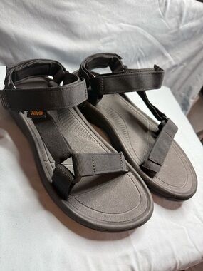 Teva Black Adjustable Strap Sport Sandals